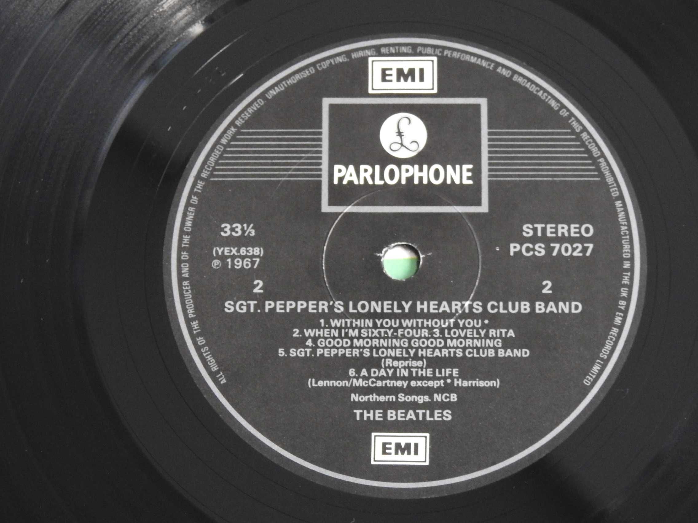 The Beatles Sgt. Pepper's Lonely Hearts Club Band‎ пластинка UK 1967