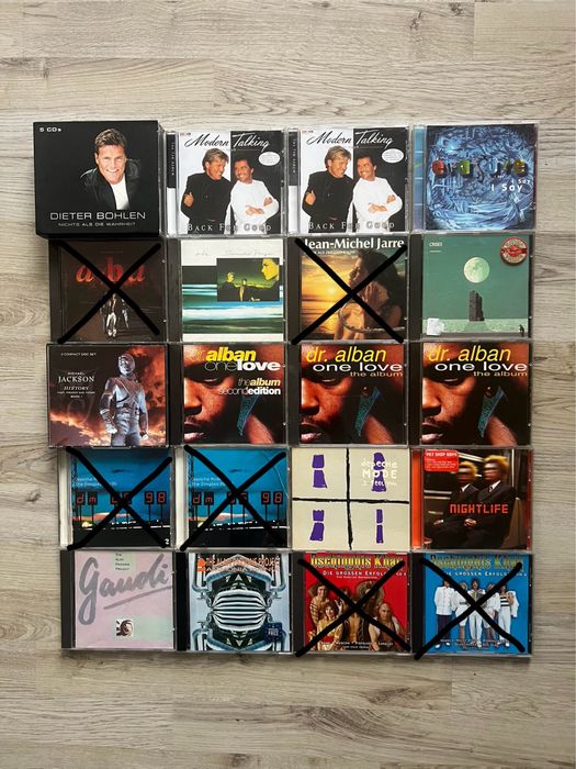 Музичні фірмові компакт Cd діски