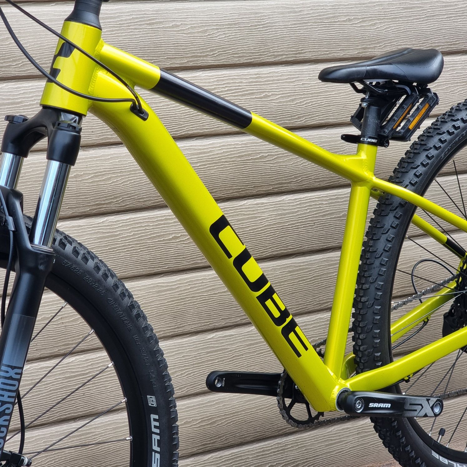 29 CUBE ANALOG Вилка RockShox SRAM SX 1X12 Disc Гідравлика Розмір M XL