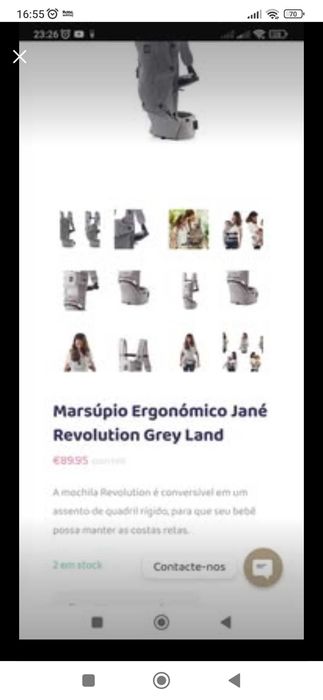 Marsúpio/canguru/ porta bebés