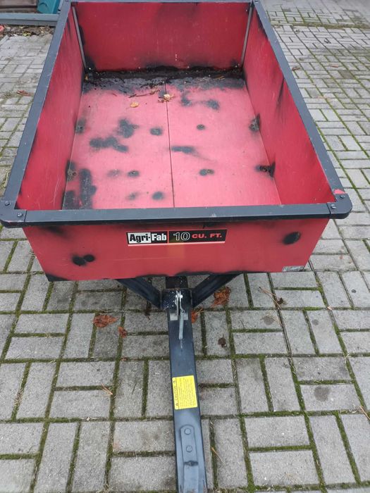 Przyczepka do traktorka kosiarki Quda Agri Fab