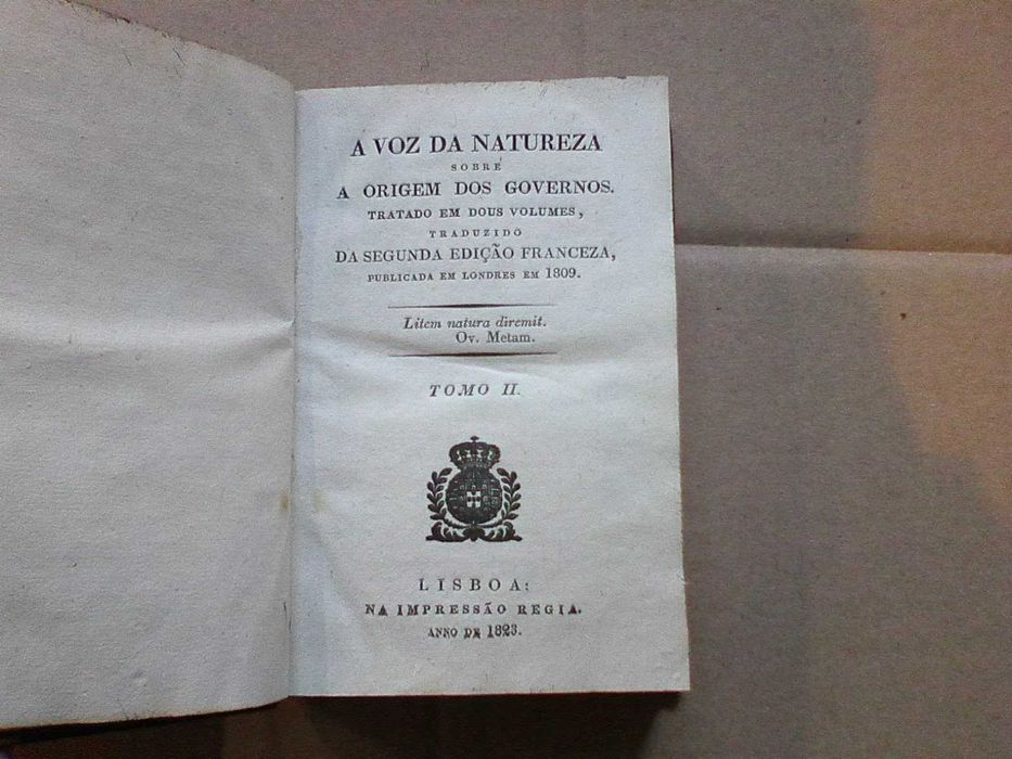A Voz da Natureza Sobre a Origem dos Governos