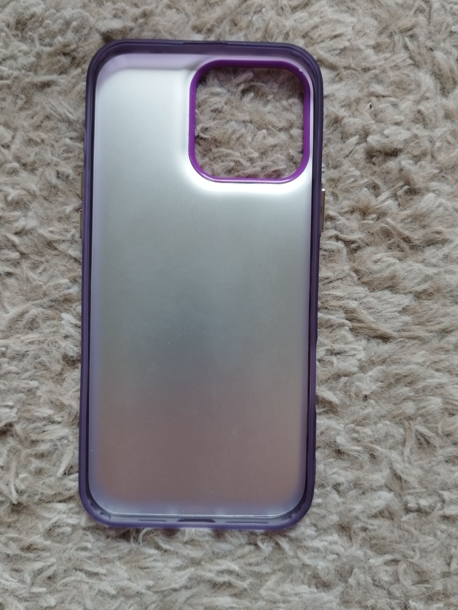 Case Etui iPhone 16 Pro Max Piękne Jagodowe Fioletowe nowe etui z ochr