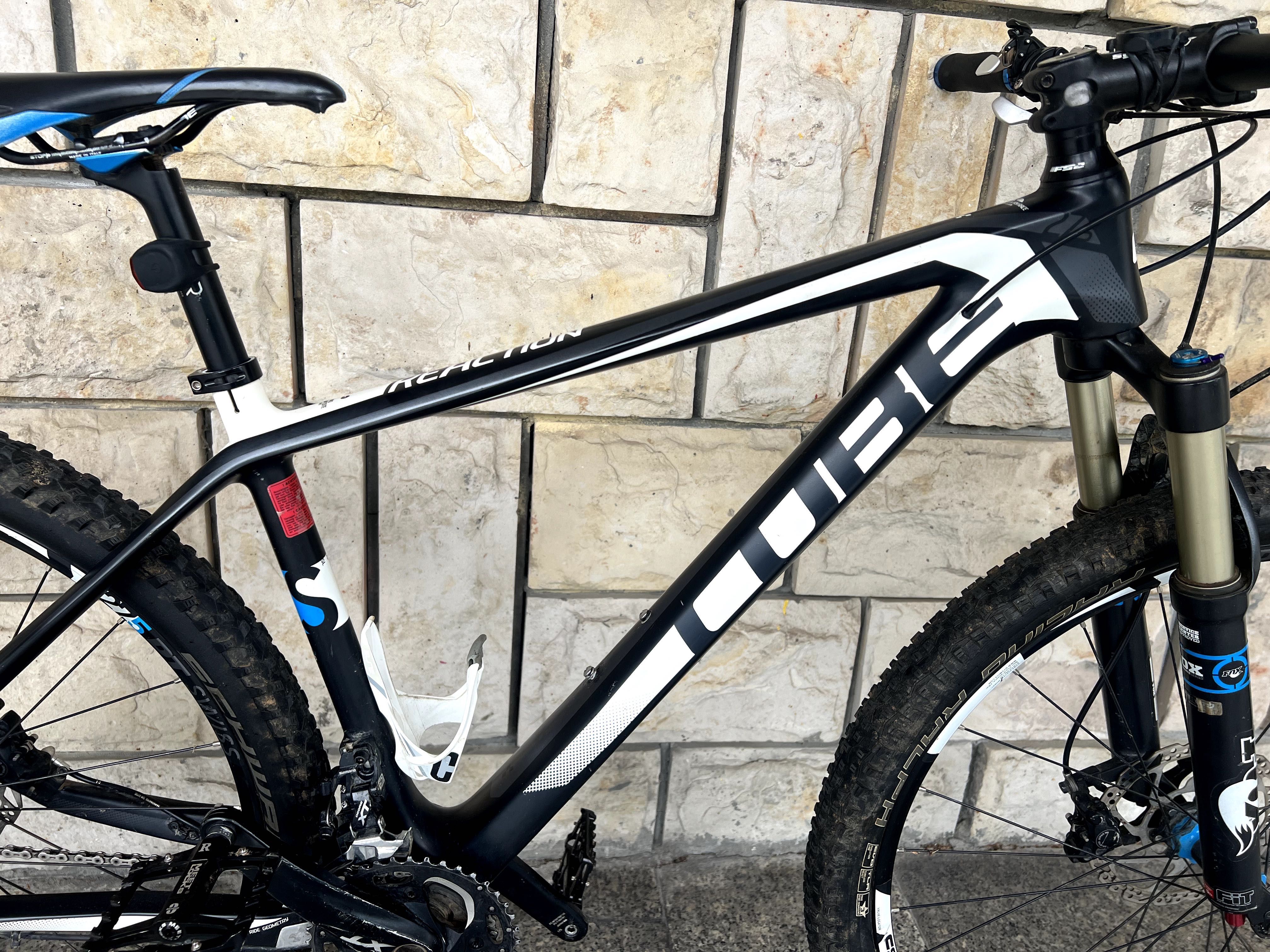 Rower MTB Carbon Cube Reatcion 27.5 GTC FULL XT Fox32 DT SWISS