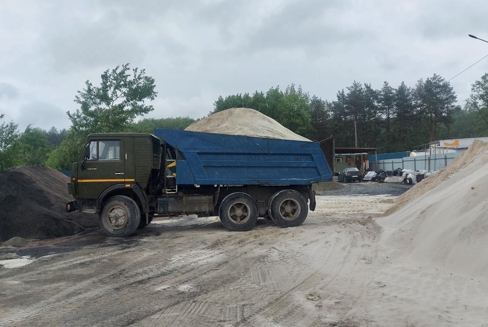 Доставка. Щебінь, пісок, відсів, подрібленний бетон вапняк чорнозем. В