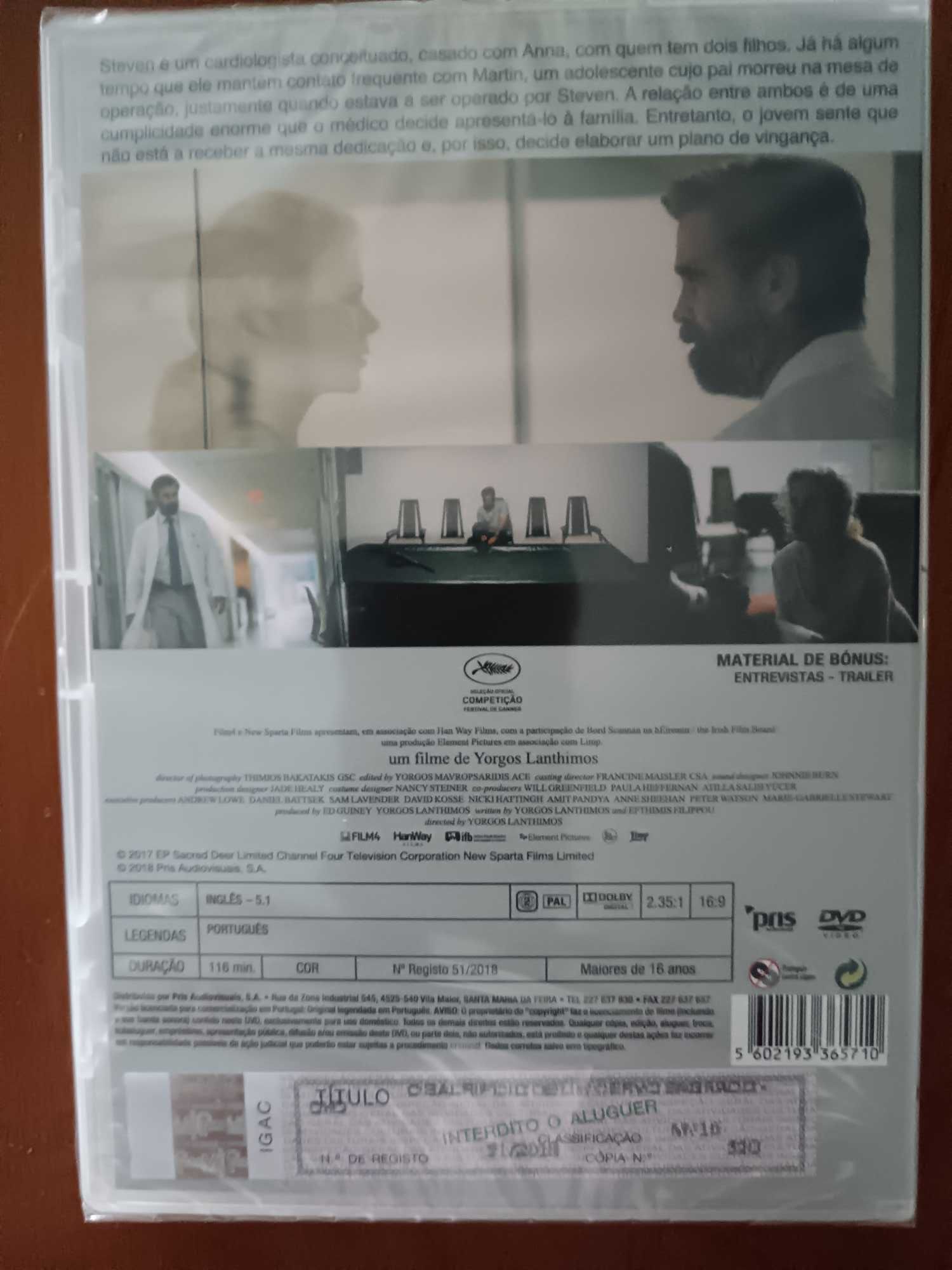 filme dvd original - o sacrifício de um cervo sagrado - selado