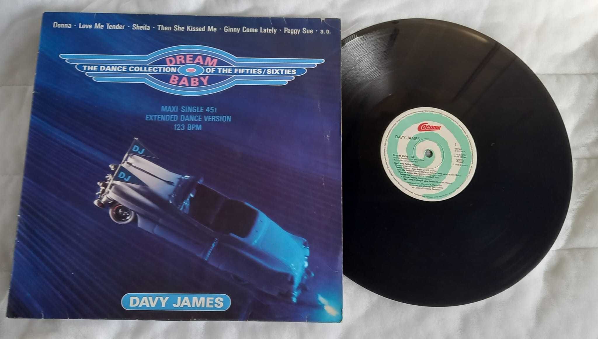 Davy James ‎– Dream Baby maxi Raro