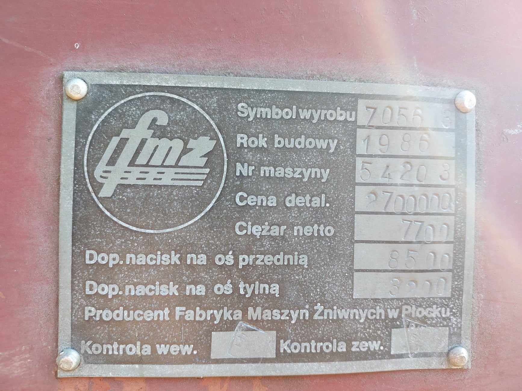 Kombaj bizon z056