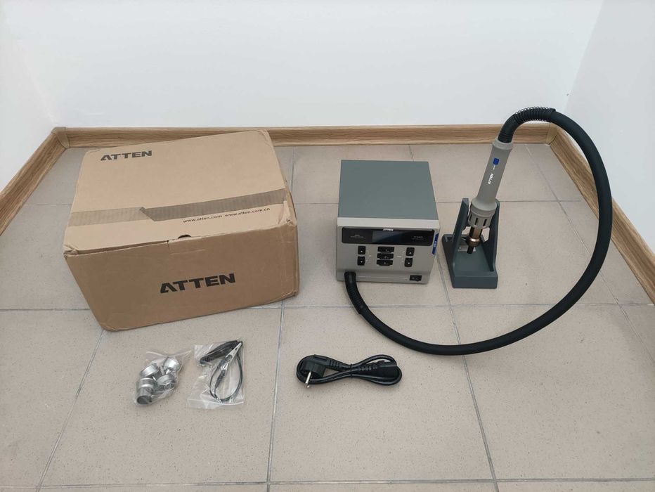 Паяльная станция термовоздушная термофен фен Atten ST-862D + Насадки