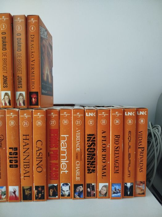 Coleção de filmes TV Guia em VHS
