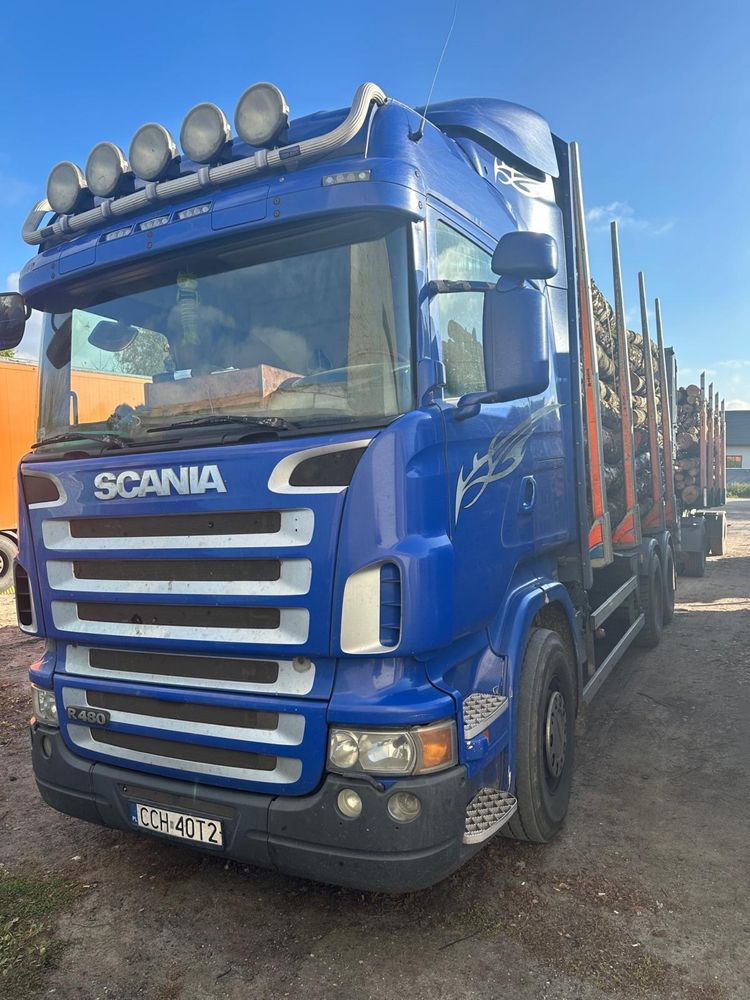 Scania 480 silnik PDE do drewna stosowego