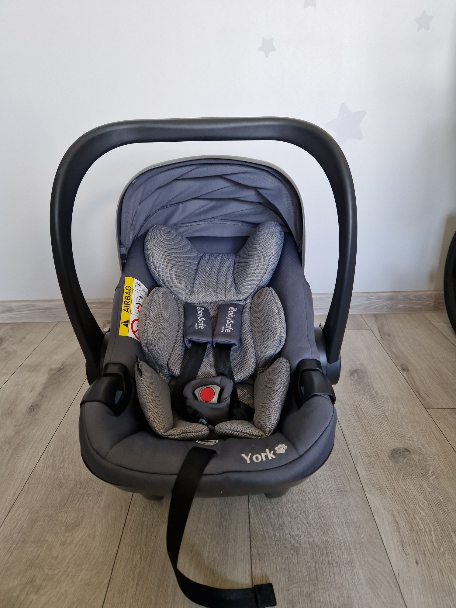 Baby Safe York I-Size + baza Isofix + adaptery + lusterko bezpieczeńst