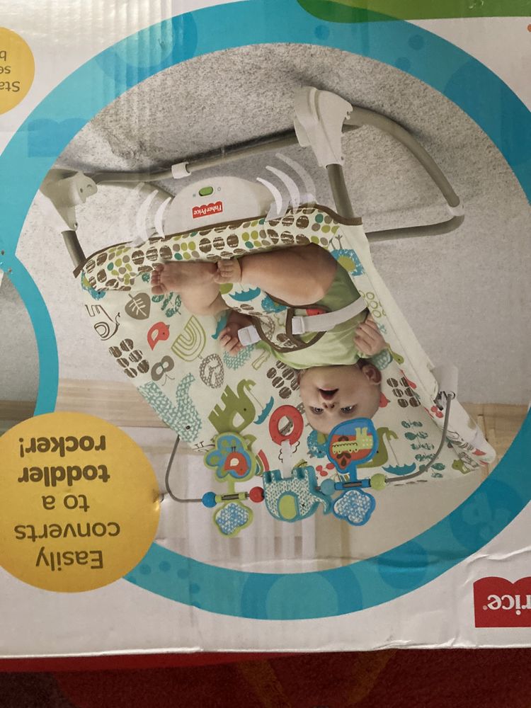 Fisher-price leżaczek bujaczek z wibracj