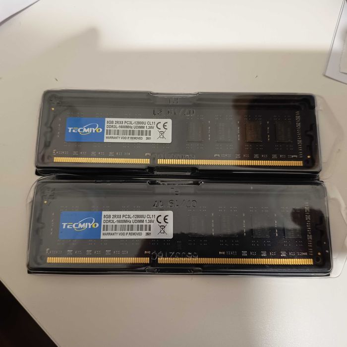 2 pentes Memória RAM DDR3 8GB 1600MHz Tecmiyo