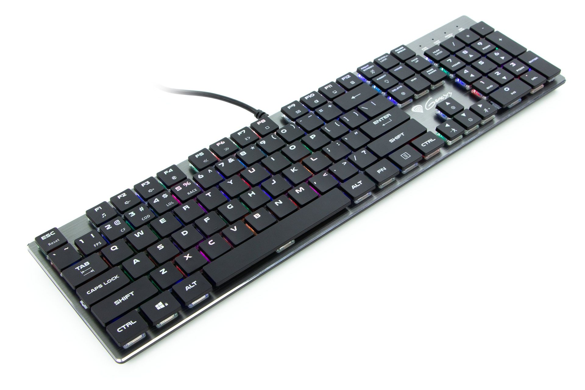 Klawiatura Genesis Thor 420 RGB - Nowa, okazja!