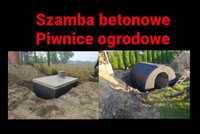 Szambo Betonowe, Szamba, Zbiornik na deszczówkę, Piwnica Ogrodowa