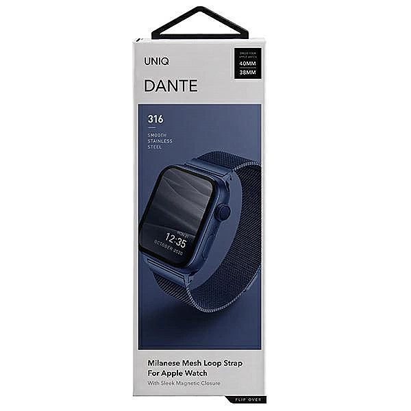Pasek Uniq Dante Stainless Steel na Apple Watch 1/2/3/4/5/6/7/8/SE/SE2