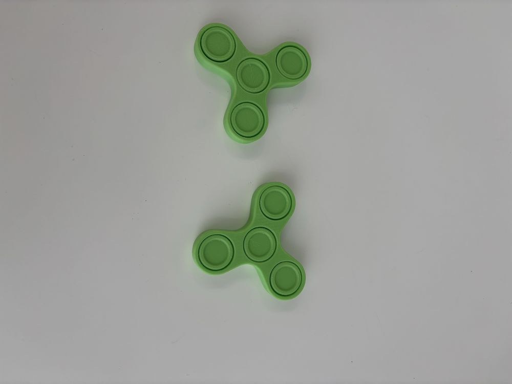 Spinner feito com PLA
