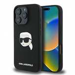 Etui Karl Lagerfeld Silicone Karl Head Print MagSafe na iPhone 16 Pro