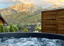 Domek z prywatną balią -jacuzzi ,widokiem na  góry wolne terminy