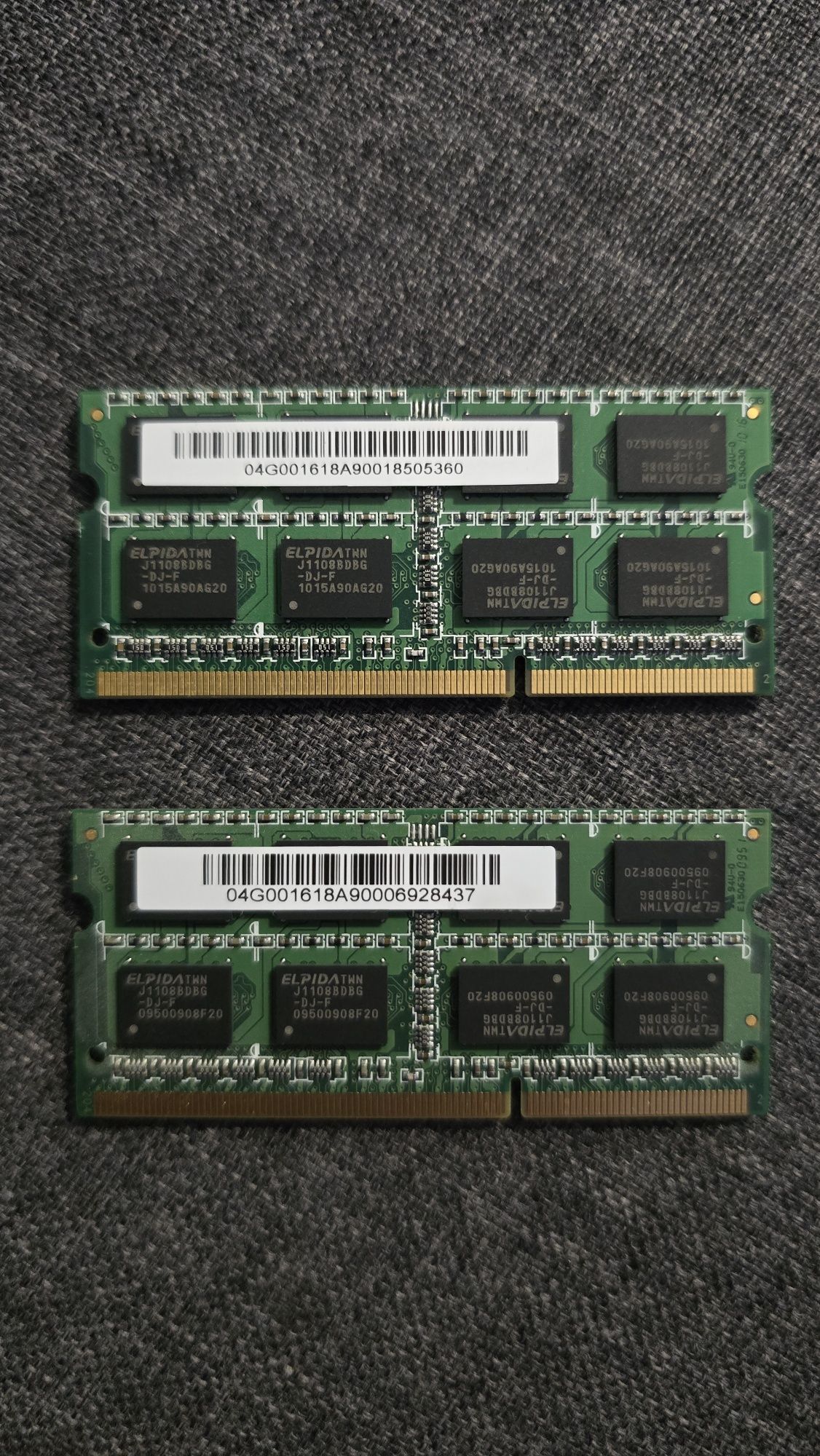 Pamięć RAM DDR3 do laptopa 2x2GB 1333 Mhz