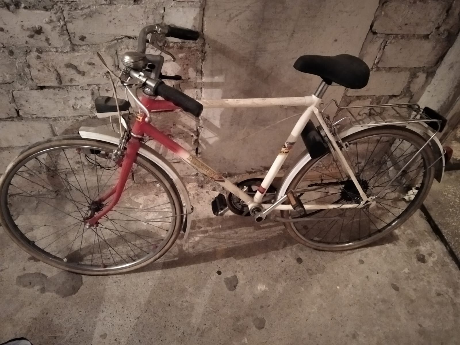 Stary rower mustang