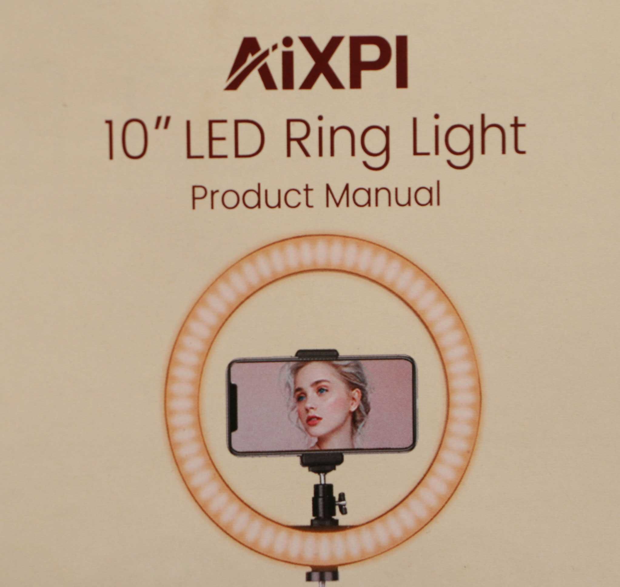 Lampa Pierścieniowa AIXPI 10" Selfie led usb ring