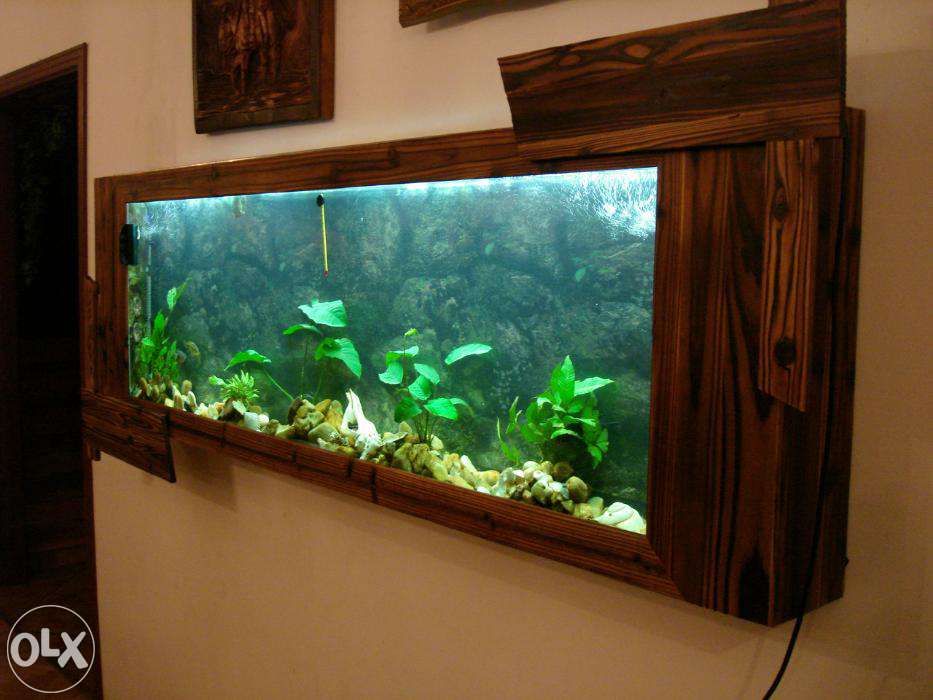 AKWARIUM ŚCIENNE AquaCool 87 litrów długość 130x50x15