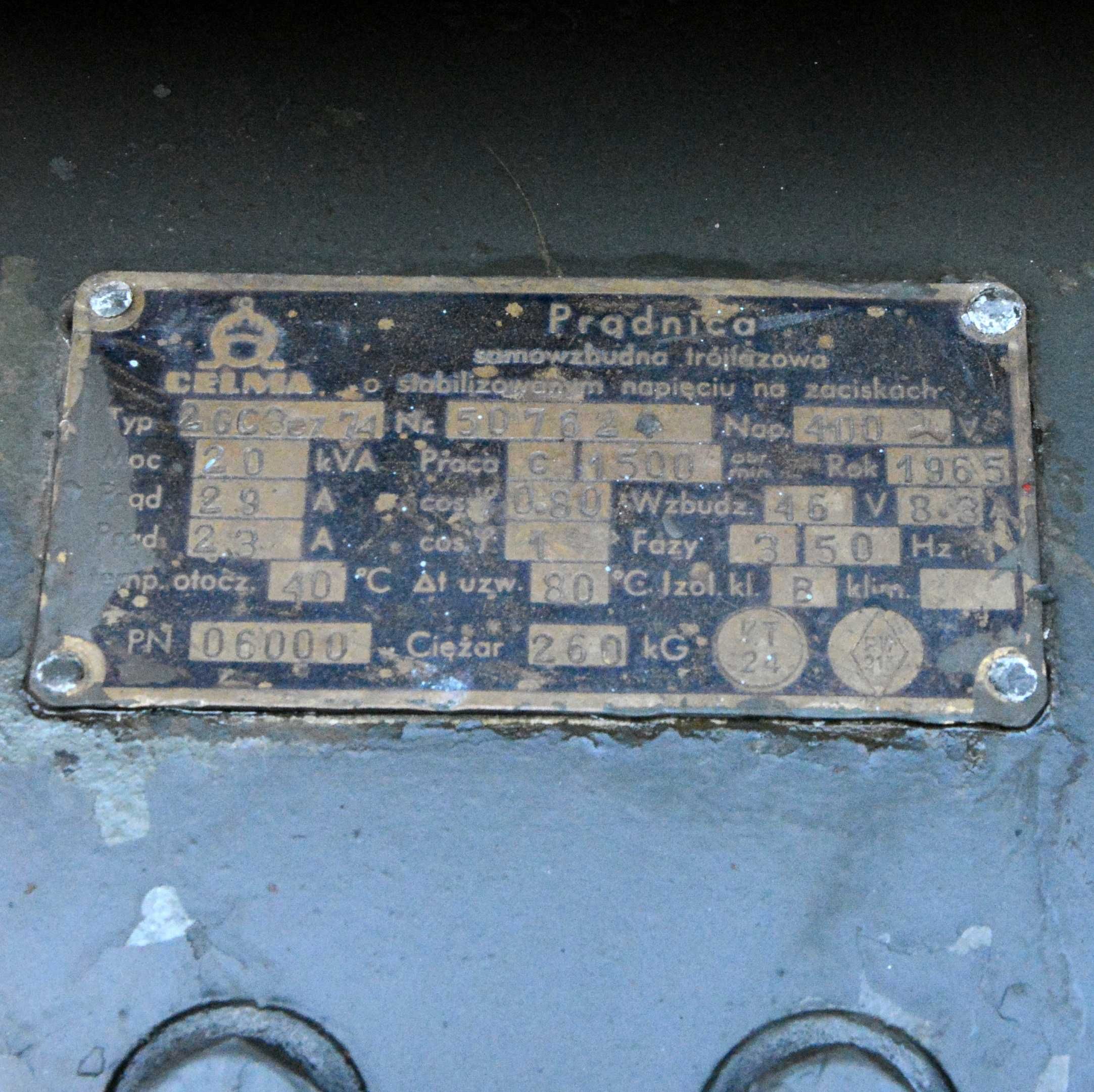 Agregat prądotwórczy 16kW PAD16