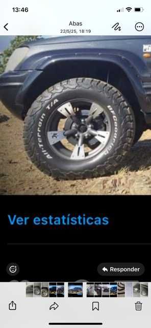 Abas para jipe, jeep universais 6 cm