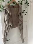 Sweter rozpinany H&M beżowy rozmiar S/M