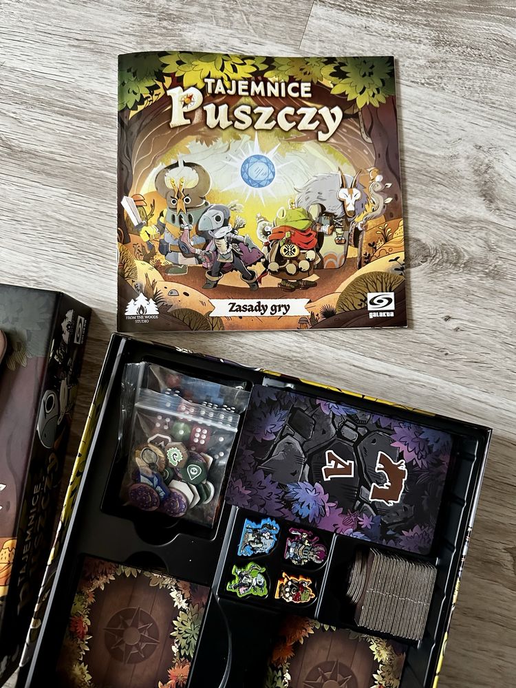 Gra planszowa Tajemnice puszczy dungeon clawler