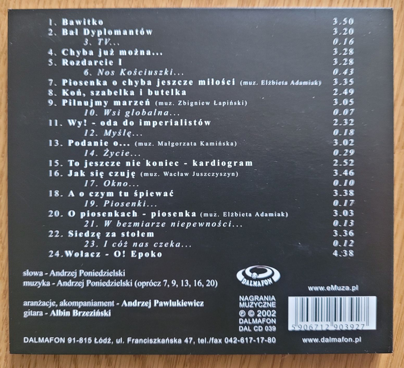 Andrzej Poniedzielski 13 łatwych utworów tanecznych CD stan idealny