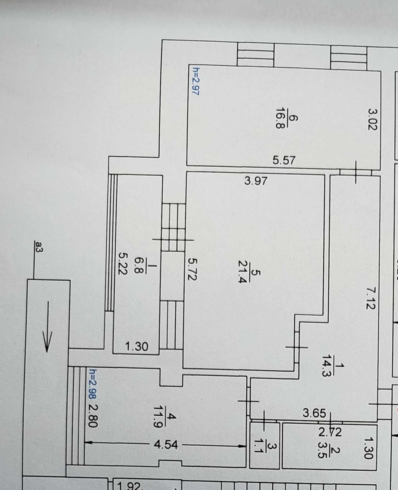 2 кімнатна квартира в м. Ніжині по вул. Прилуцька