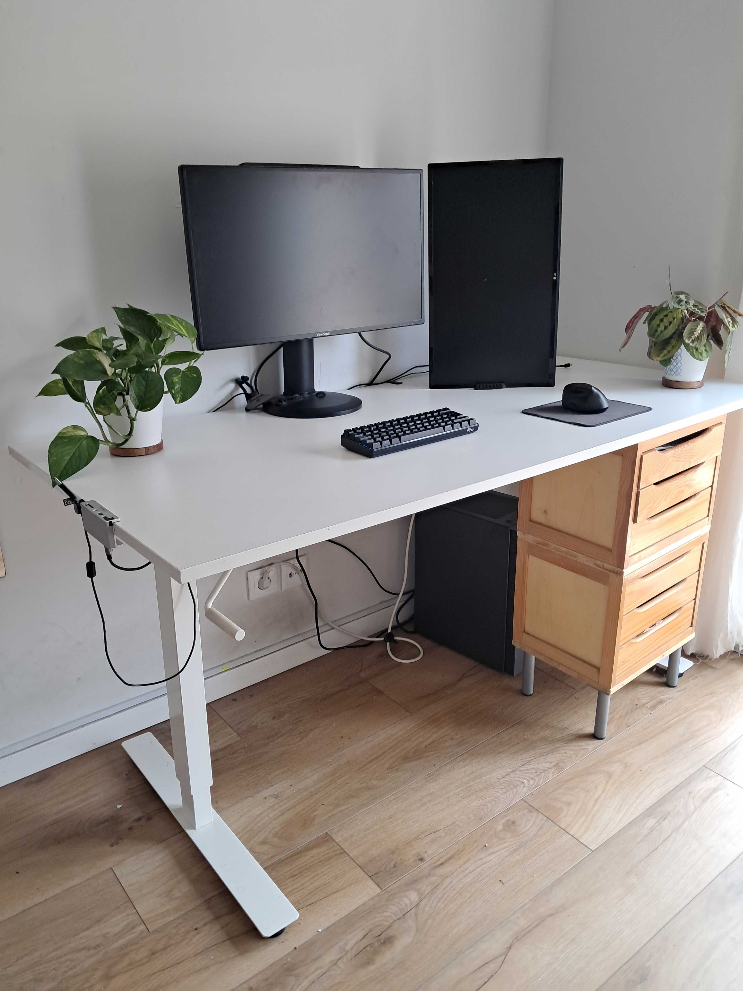 Standing Desk Secretaria a pe IKEA TROTTEN 160x80 cm
