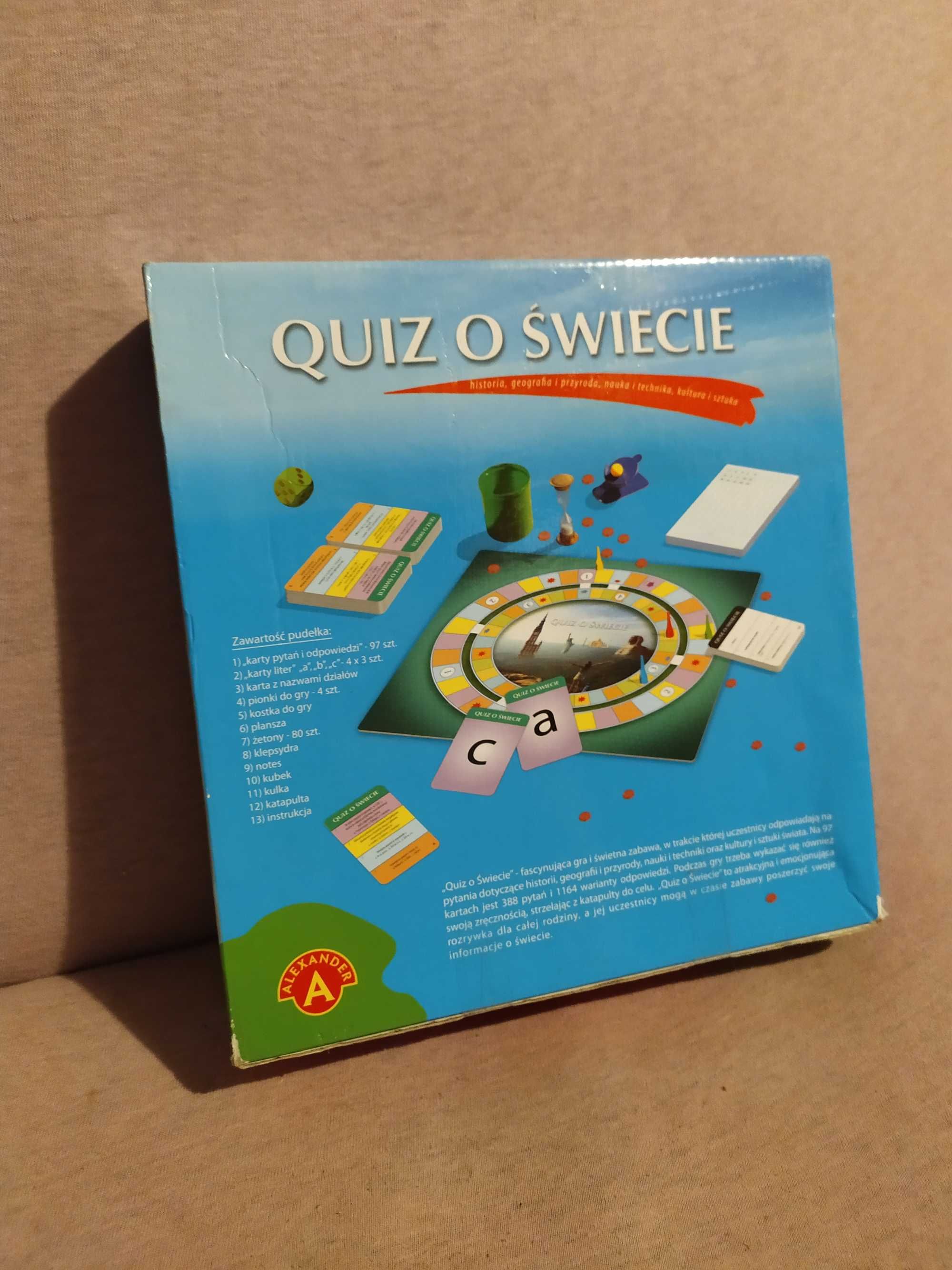 Quiz o świecie - gra, zabawa, informacje o świecie