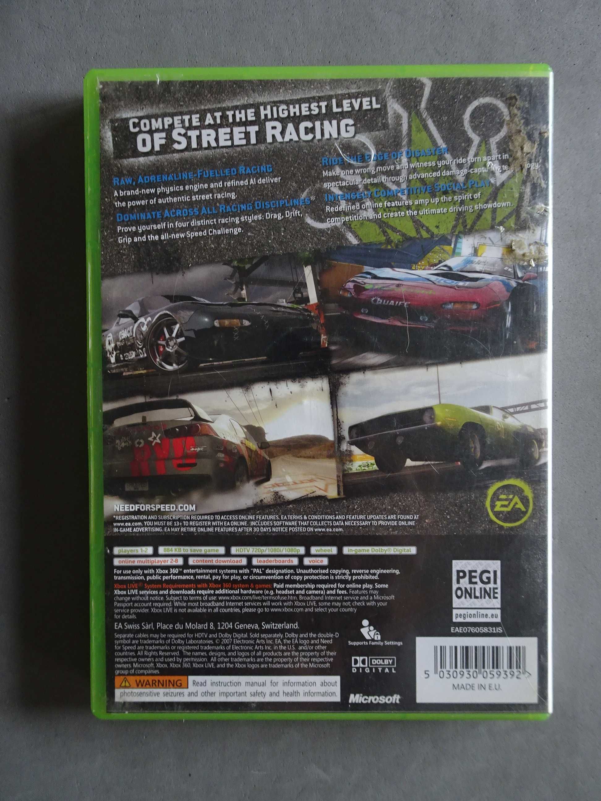 Jogo X-Box Xbox 360 - Need for Speed ProStreet