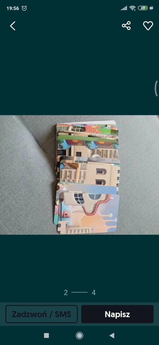 Karty do gry rzadkie, McDonald's, happy Meal, Piotruś Nowe