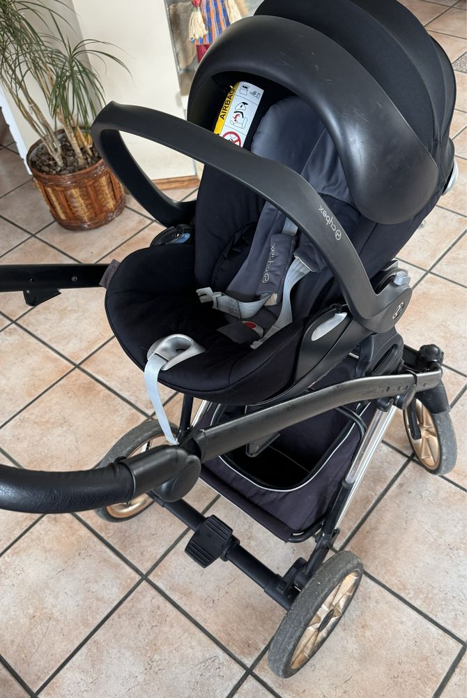 Wózek 3 w 1 Tako Baby plus baza Cybex