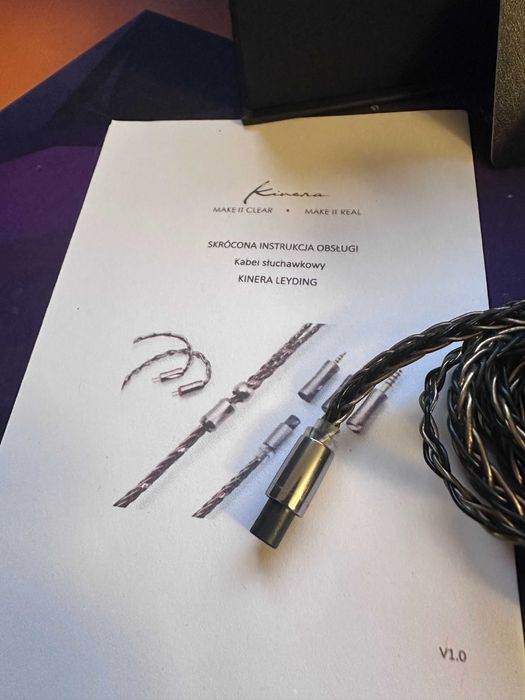 Kinera Leyding - kabel słuchawkowy wersja MMCX