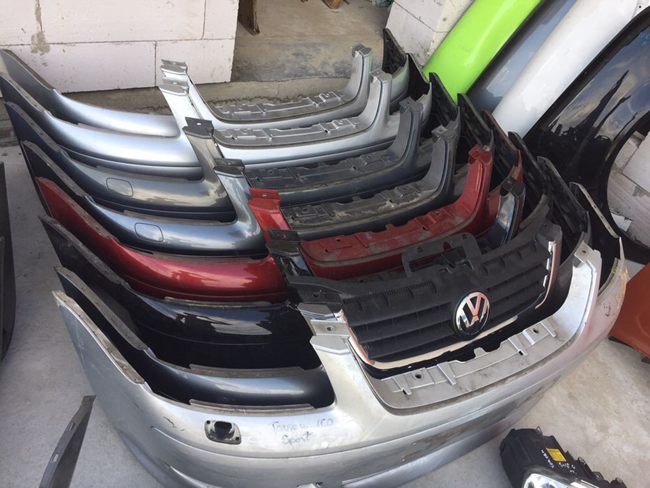 ШВИДКА ДОСТАВКА! Бампер Volkswagen Touran 2003-2009 дорестайл/рестайл