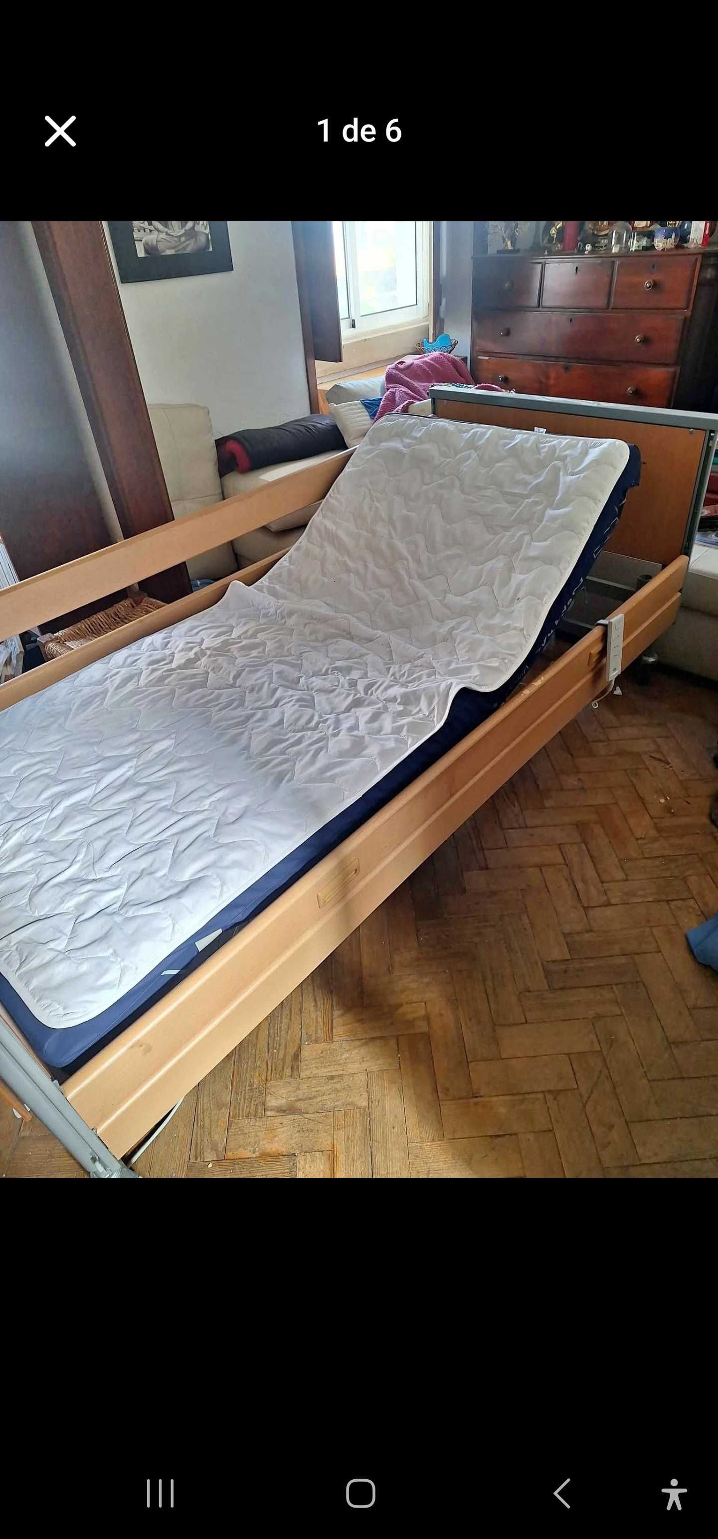 Cama articulada eléctrica