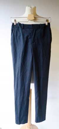 Spodnie Granatowe Eleganckie H&M 140 cm 9 10 lat