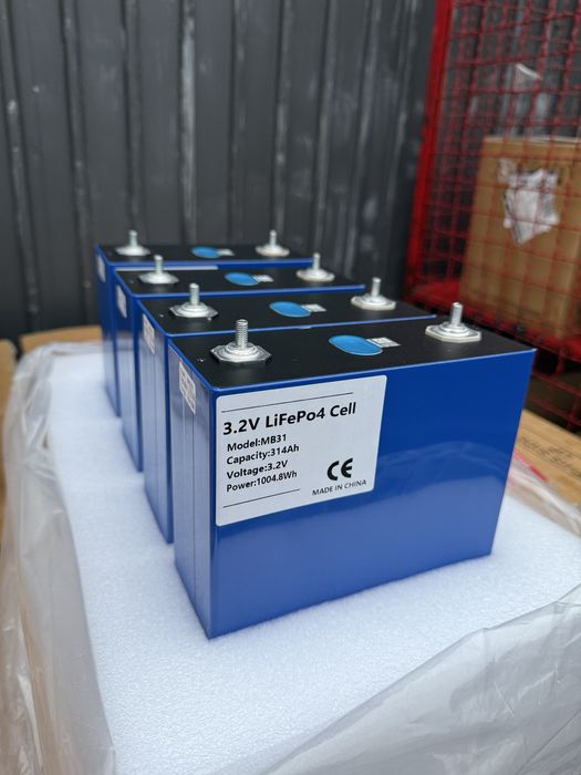 Комірки eve 314 ah LifePO4 3.2v  акумулятор eve   280  акб  ячейка  Ф