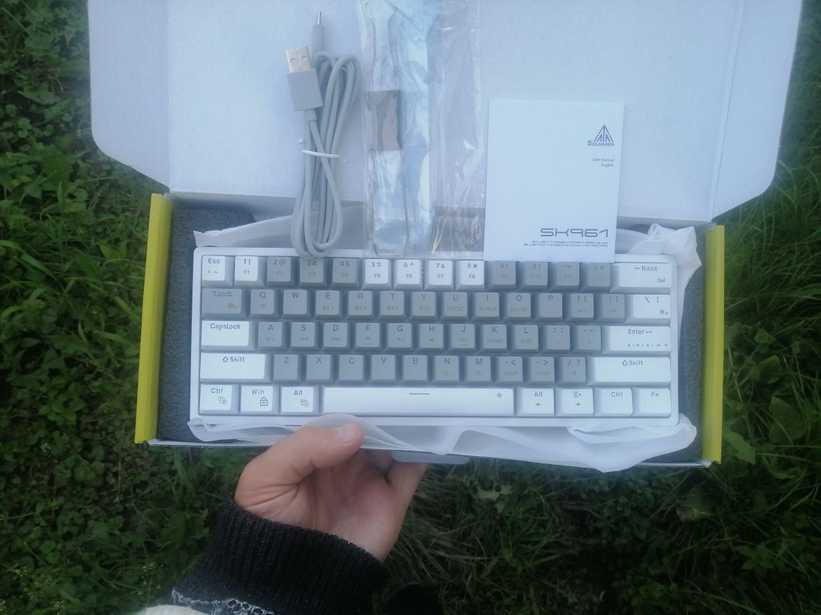 Уцінка! МЕХАНІЧНА RGB Безпровідна Клавіатура 60%