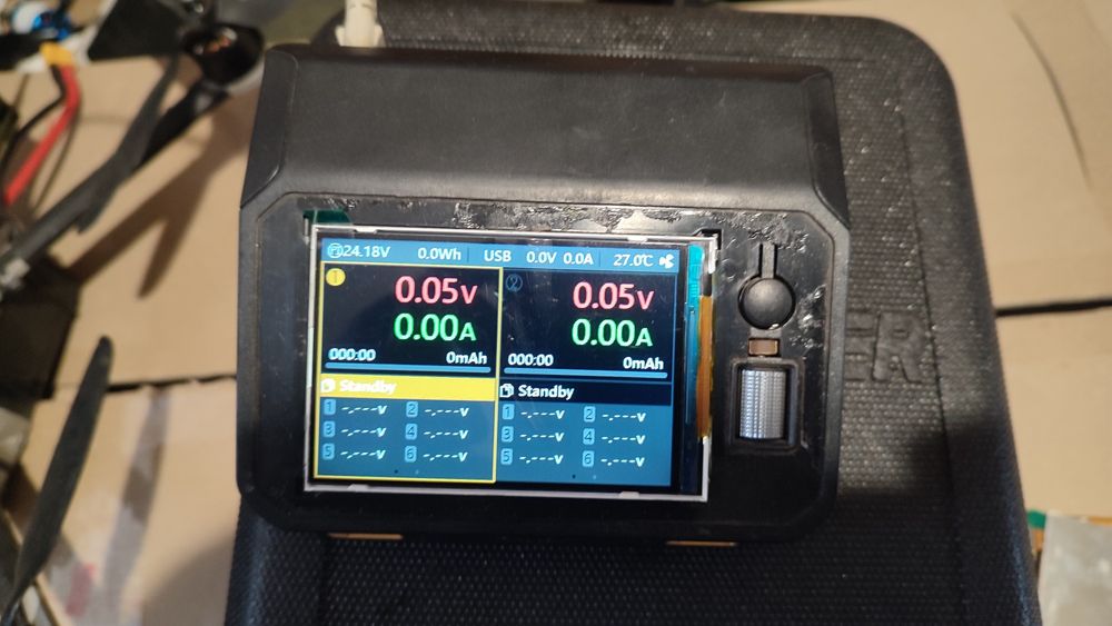 Дисплей для зарядного пристрою ToolkitRC Q4AC/M6DAC/Q6AC