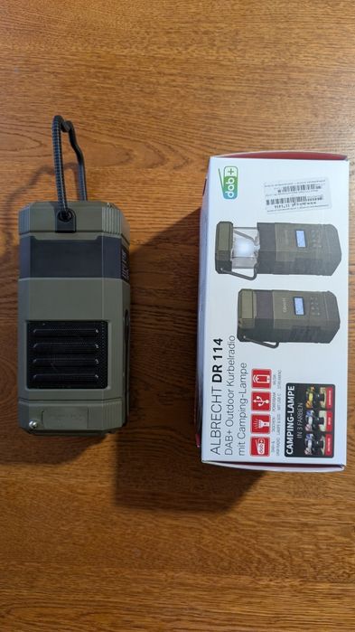 ALBRECHT DR 114 FM DAB+ radio kempingowe dynamo zasilanie solarne