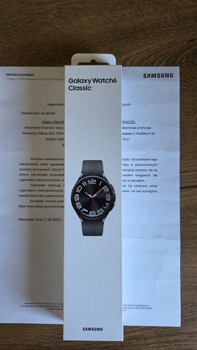 Nowy Samsung Galaxy Watch 6 Classic 43mm | Gwarancja