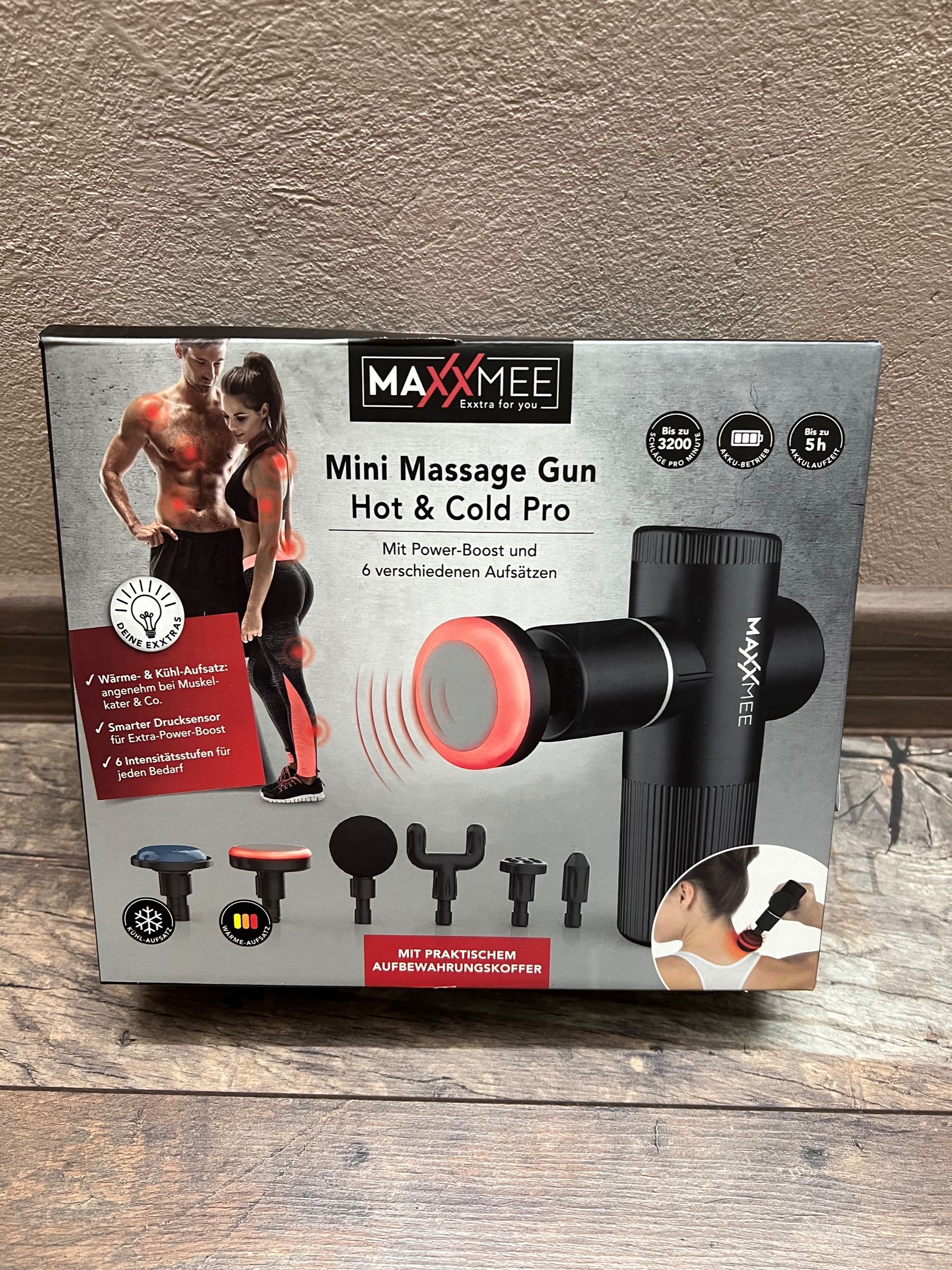 Masażer MAXXMEE Mini Massage Gun Hot & Cold Pro