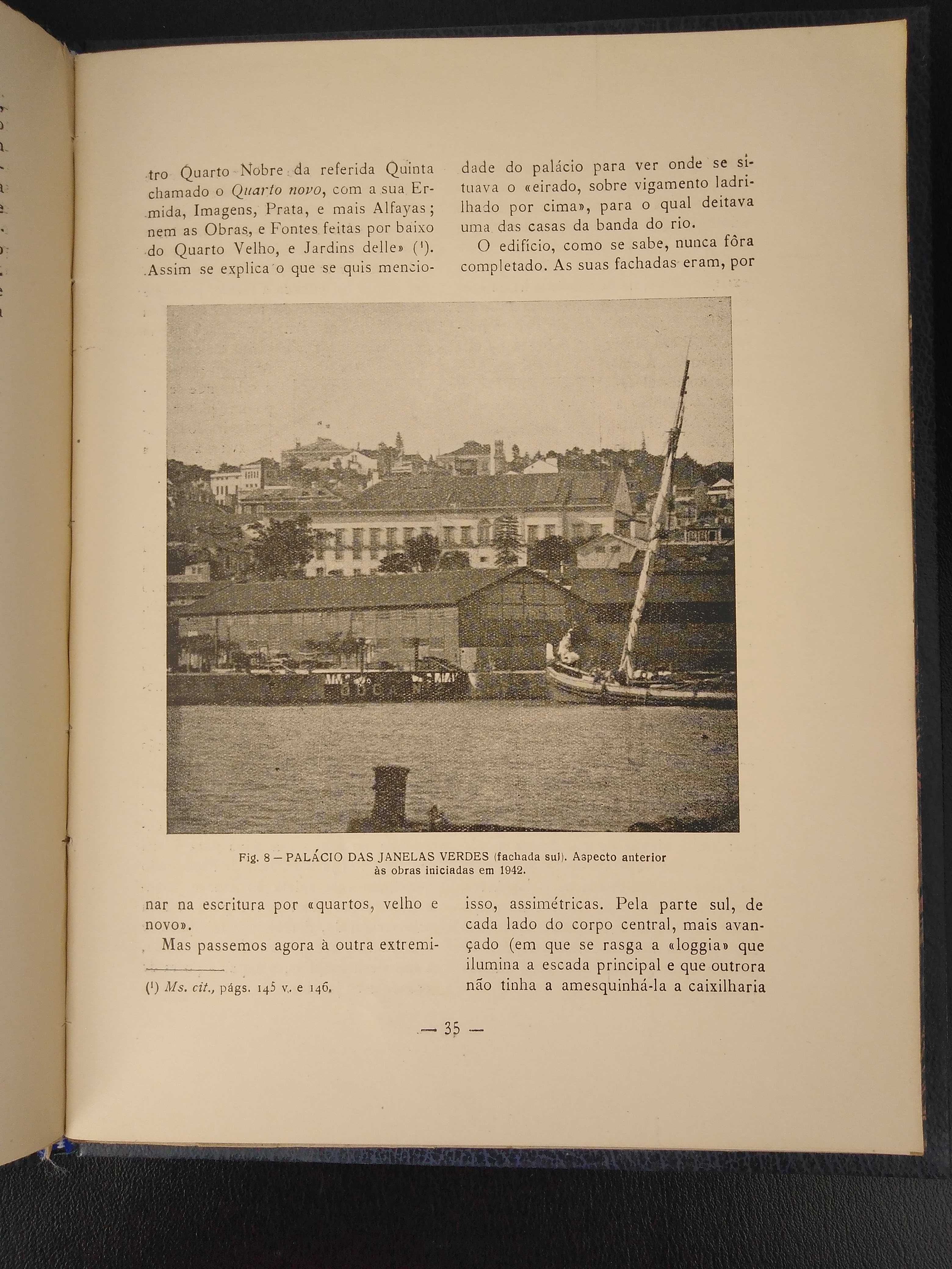 livro: "Notas para a história do Palácio das Janelas Verdes"